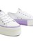 Benetton® | BN-30937 - 3114 Beyaz Lila - Kadın Spor Ayakkabı 4