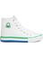 Benetton® | BN-90189 -Beyaz Yesil - Kadın Spor Ayakkabı 2
