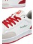 Benetton® | BN-30869 - 3471 Beyaz Kırmızı - Erkek Spor Ayakkabı 4