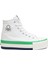 Benetton® | BN-30944 - 3114 Beyaz Yesil - Kadın Spor Ayakkabı 2