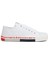 Benetton® | BN-70017 - 3374 Beyaz Kirmizi - Kadın Spor Ayakkabı 1