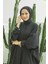 6571-FENDI Modal Abaya Siyah 2