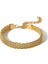 8 mm Gold Çelik Bayan Zincir Bileklik ET83SR 1