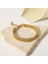8 mm Gold Çelik Bayan Zincir Bileklik ET83SR 2