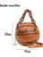 Kadın Basketbol Şekilli Mini Zincir Çanta Omuz Messenger Çanta (Yurt Dışından) 2