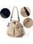 Women's Drawstring Bucket Bag - Casual Nylon Crossbody Purse (Yurt Dışından) 3