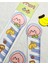Kawaii Fruit Pembe Meyve Desenli Mıknatıslı Kitap Ayracı ve Cetvel / Yer Imi 4