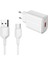 Typ C Şarj Aleti 12W Hızlı Adaptör ve USB Samsung Xiaomi Oppo Huawei Uyumlu 1