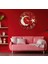 Al Bayrak Cam Saat - 60 cm 3