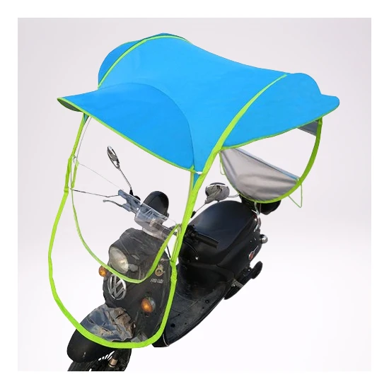 Silk Route Motosiklet ve Scooter Için Yağmurluk Tentesi Gölgelik Branda (Yurt Dışından)
