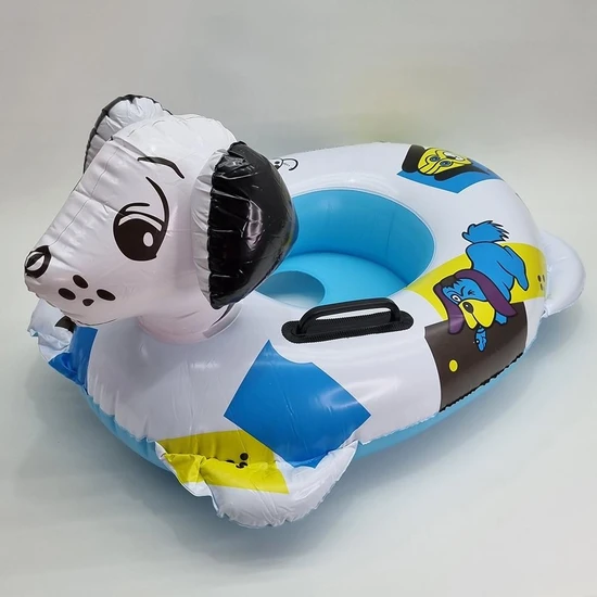 Kelebek Oyuncak Köpek Şekilli Tutmalı Bebek Simidi (Baby Float - Bebek Flatörü)