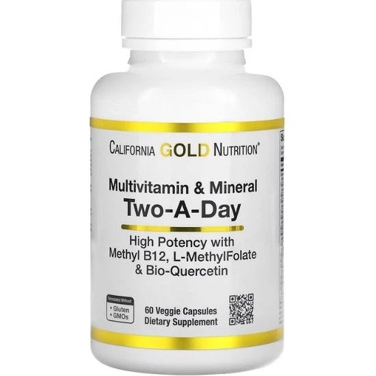 Multivitamin And Mineral, Two-A-Day, 60 Veggie Capsules
