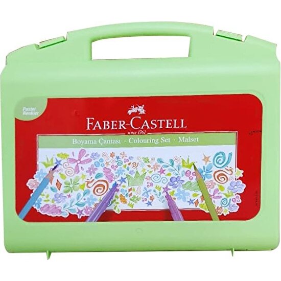 Faber-Castell Faber Pastel Renkler Boyama Çantası Pastel Renkler
