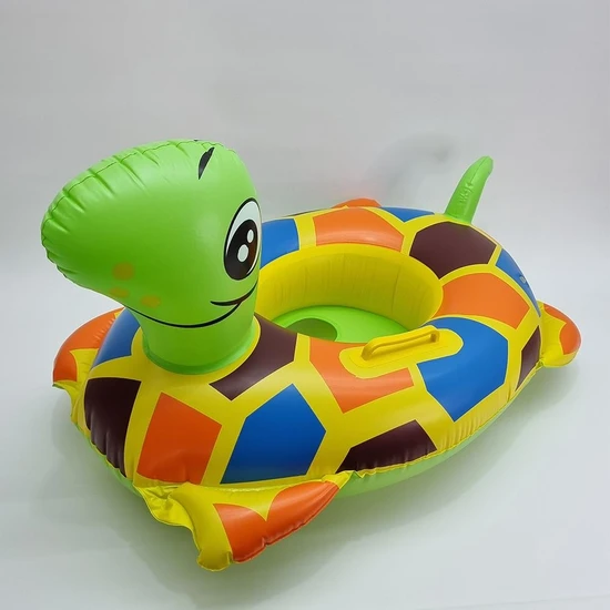 Kelebek Oyuncak Kaplumbağa Şekilli Tutmalı Bebek Simidi (Baby Float - Bebek Flatörü)