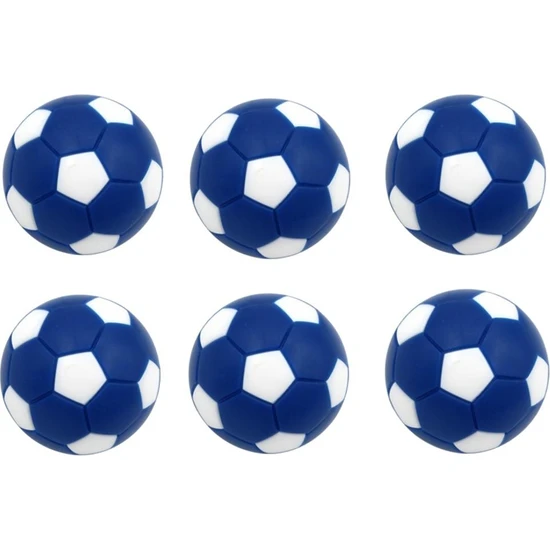 6pcs / Pack Foosball Balls Yedek Masa Futbol Topu Mavi (Yurt Dışından)