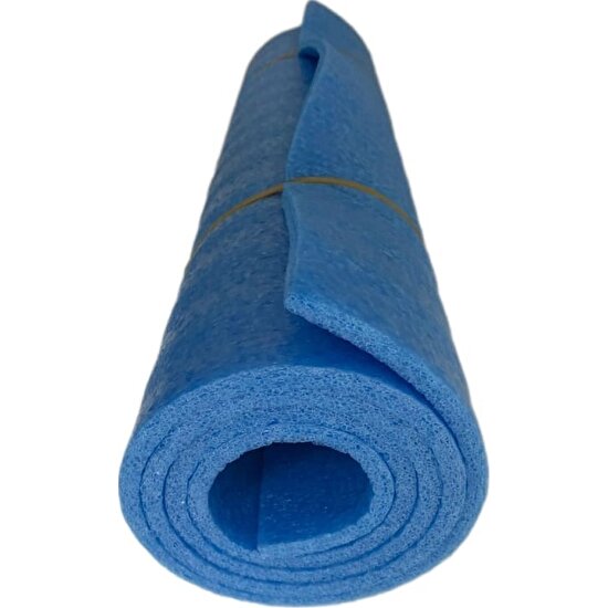 YGT Ambalaj 1 Adet Mavi Pilates, Yoga, Kamp Matı (10 mm Kalınlık) - 170X60 cm