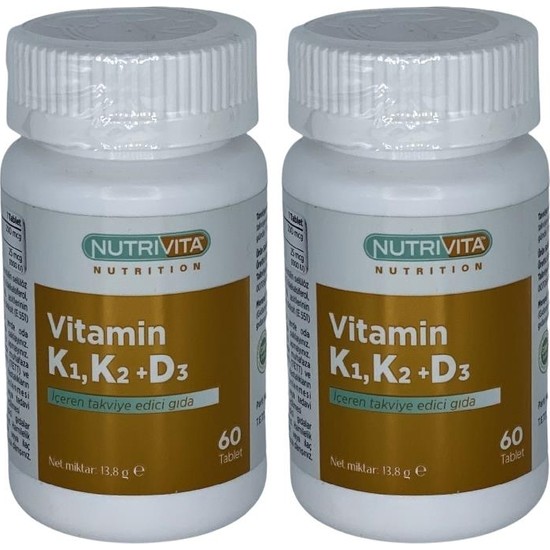 Nutrivita Nutrition Vitamin K1 Vitamin K2 Vitamin D3 Fiyatı