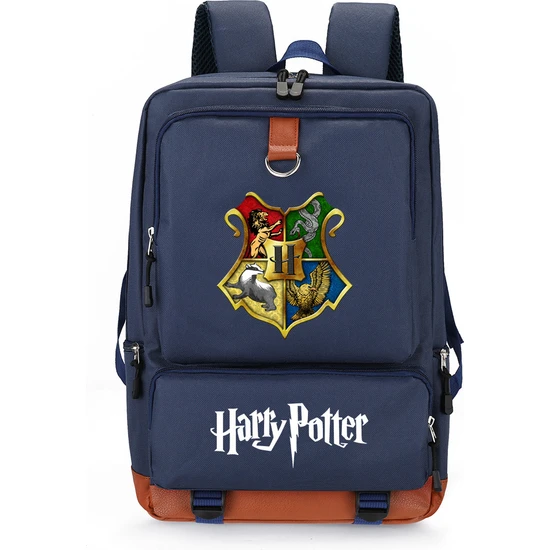 Qjqian Harry Potter Sırt Çantası Büyük Kapasiteli Öğrenci Okul Çantası (Yurt Dışından)