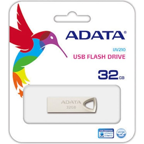 Adata U210 32GB USB2.0 Metal USB Bellek AUV210-32G-RGD Fiyatı