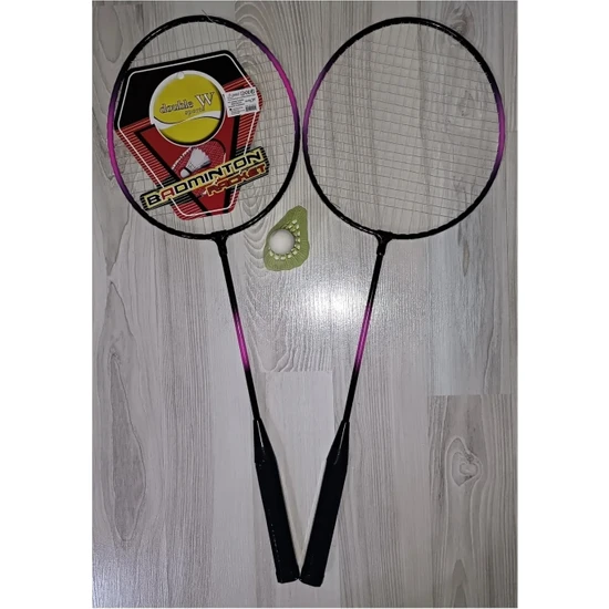 Ceydef Sport Badminton Raket Seti 2 Adet Raket 1 Adet Top ve Taşıma Çantası
