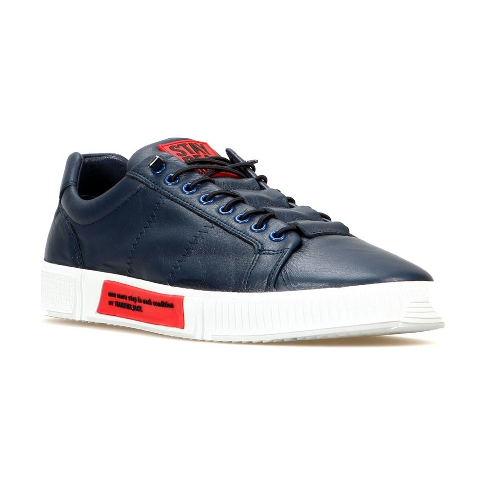 Hammer Jack BASEL M AYAKKABI 4045 DeriLacivert Erkek Fiyatı