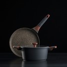 Karaca Natureline Wood Stone 7 Parca Tencere Seti