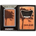 Zippo Woodchuck Ltr & Bottle Opener Combo Çakmak