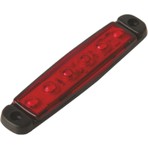 Sanel 6 LED 24 V Parmak Lamba Kırmızı 10 Adet