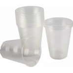 Space Cup 1000'li Plastik Pet Bardak 180 cc Otomat Uyumlu Tek Kullanımlık Şeffaf Bardak
