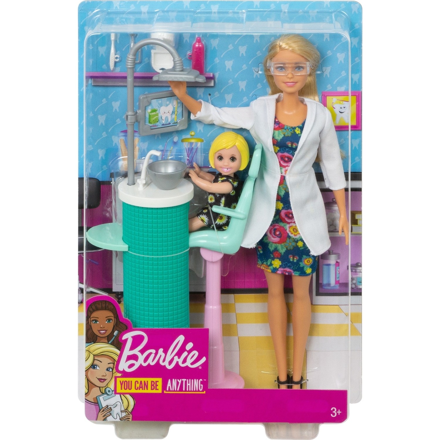 Barbie Diş Doktoru Bebek ve Oyun Seti Sarı Saçlı Küçük Fiyatı