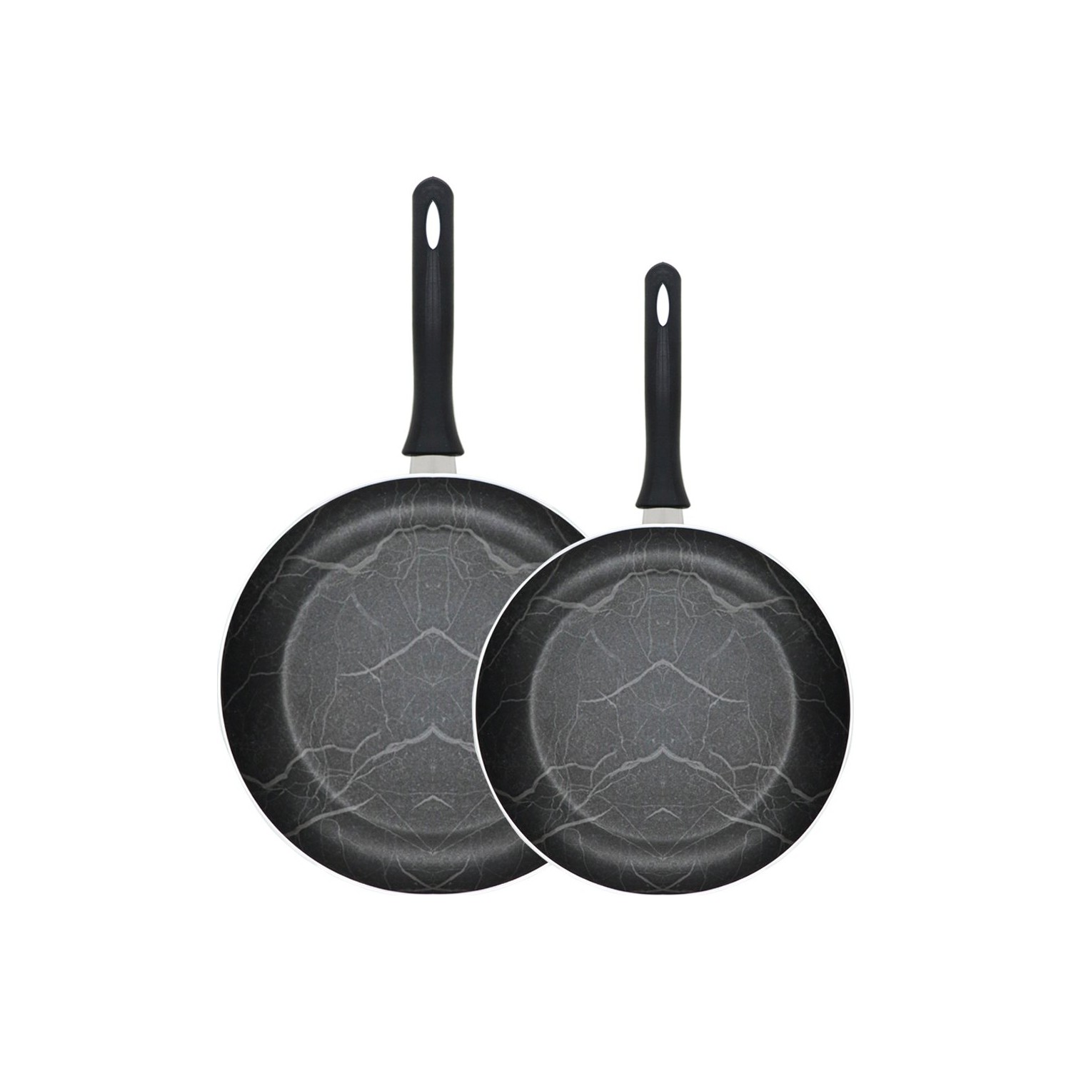 Bernardo Marble Mermer Görünümlü Yanmaz Yapışmaz 2li Tava Fiyatı