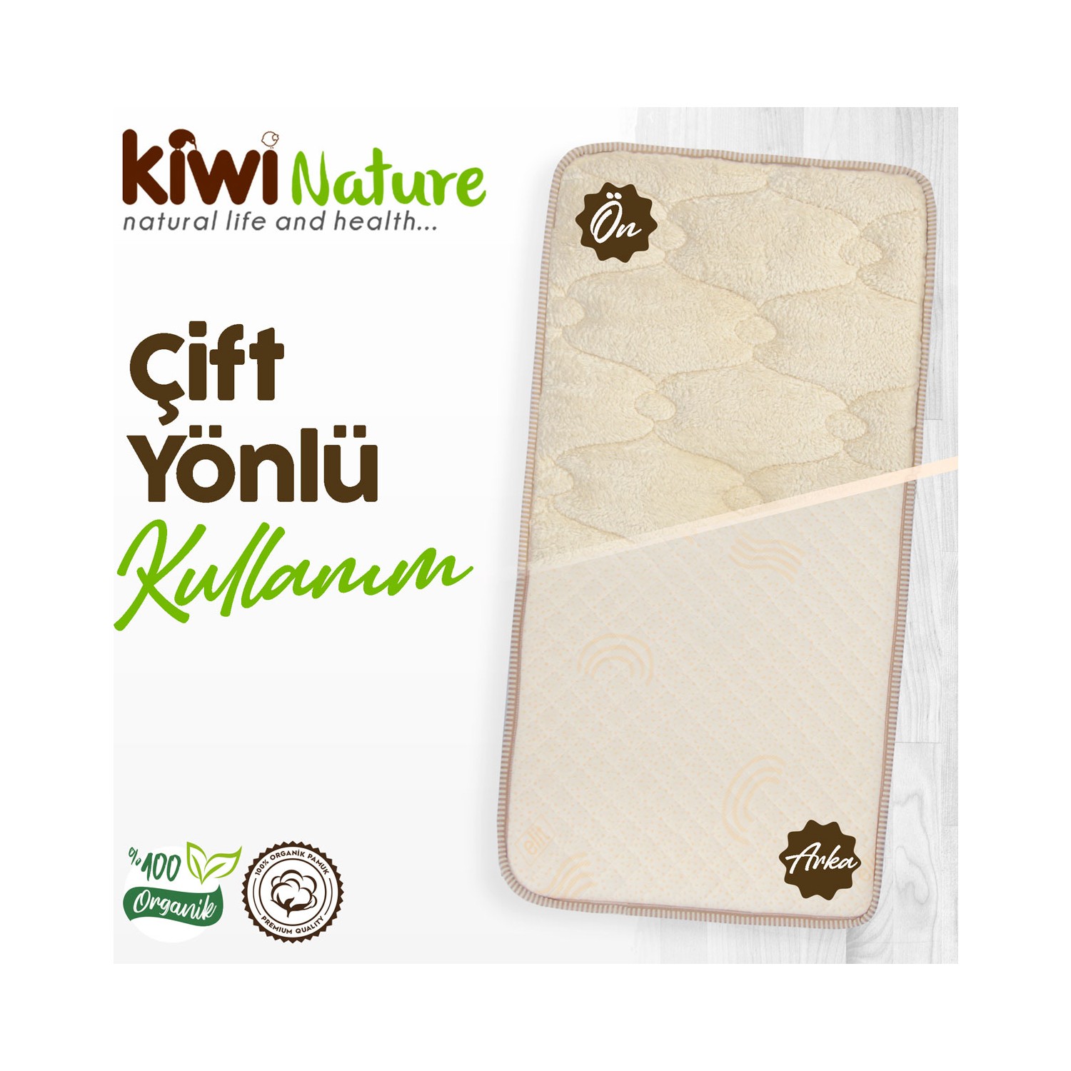 Kiwi 100 Organik Pamuk Akilli Sungerli Viskolu Bebek Fiyati