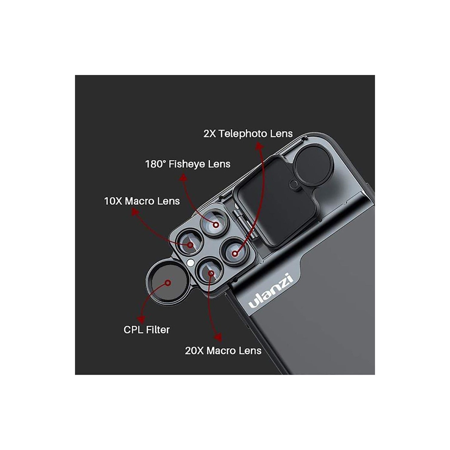 Ulanzi ULens Iphone 11 Pro Çoklu Profesyonel Lens Fiyatı