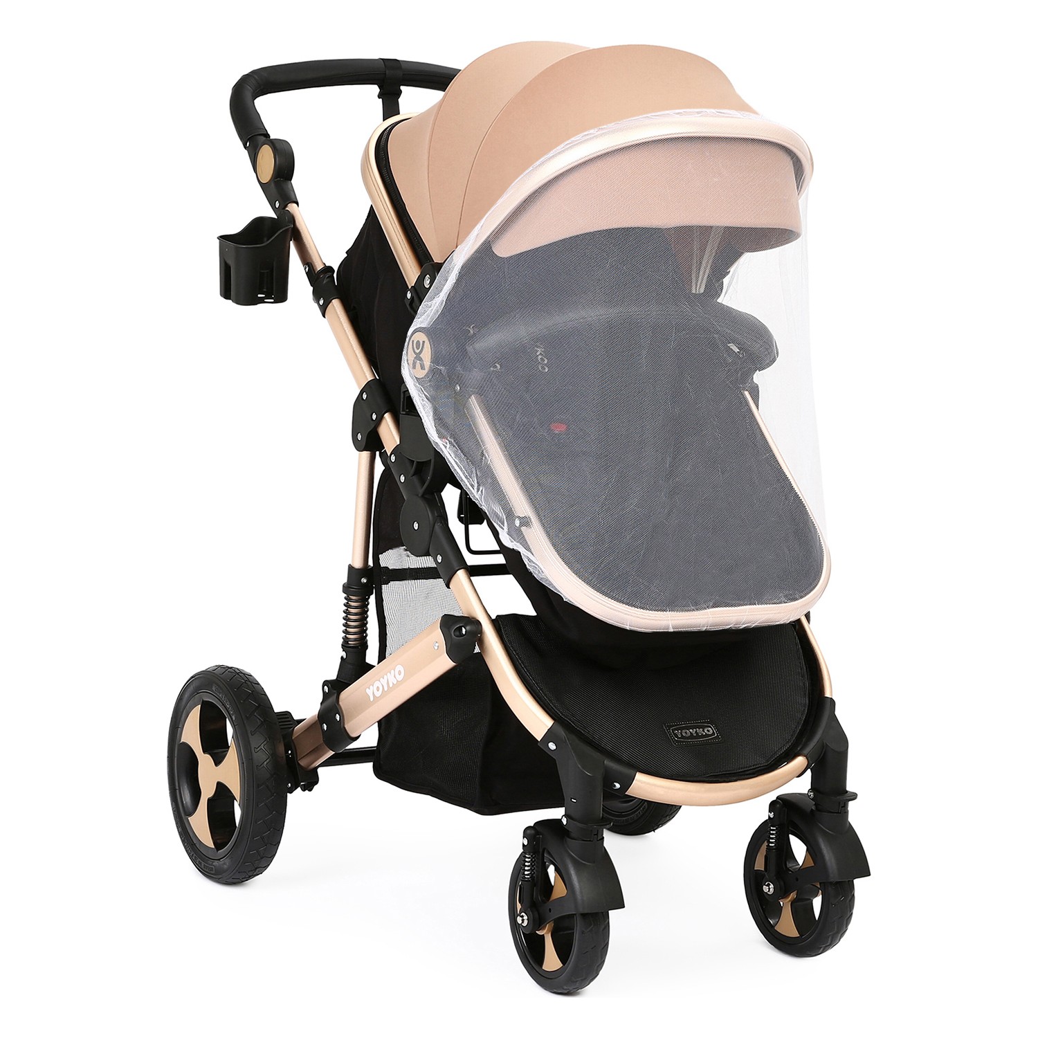 Yoyko Ultimate Travel Sistem Bebek Arabası 3 in 1 Coffee
