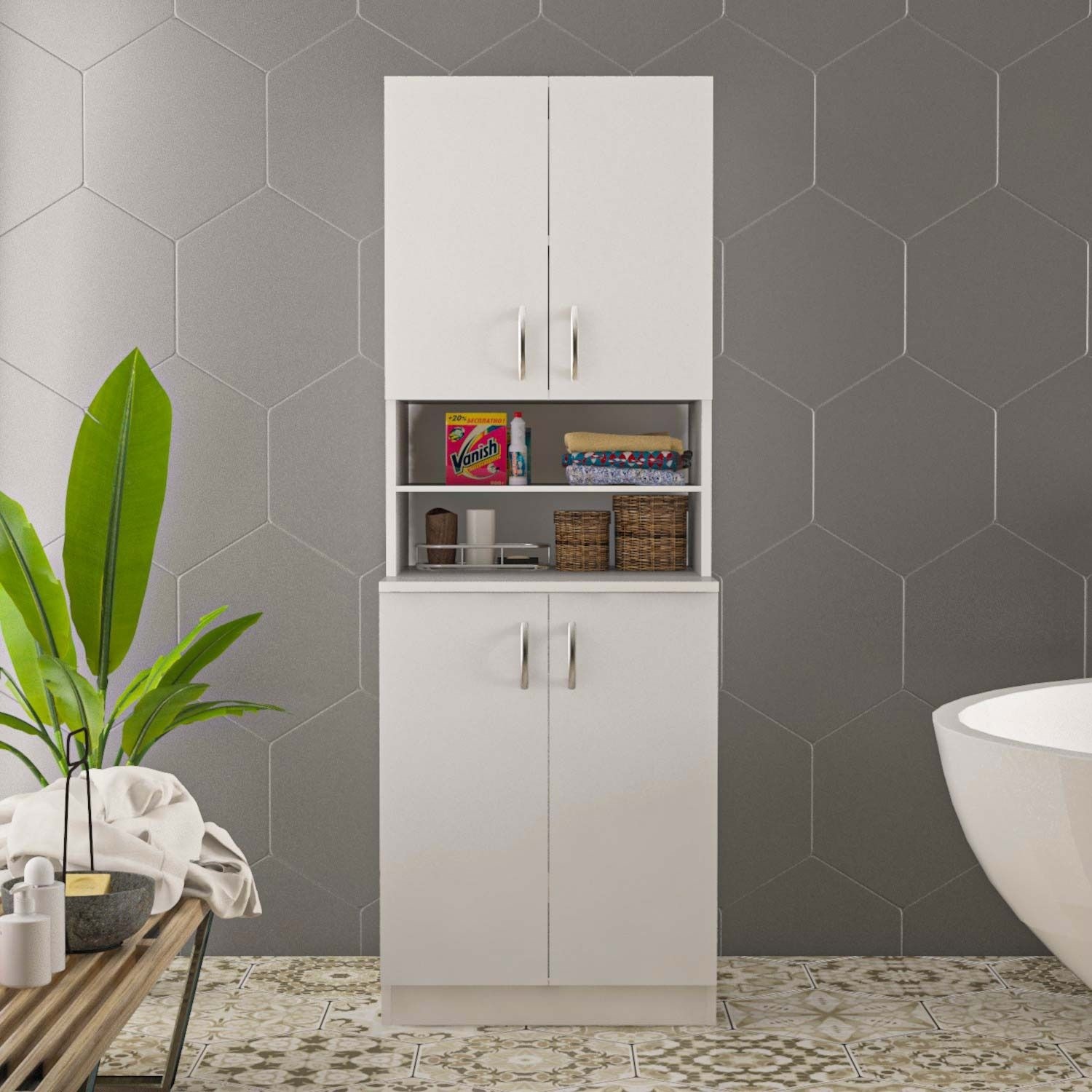 Ars Mobilya Çamaşır Makinesi Banyo Kapaklı Dolabı Fiyatı