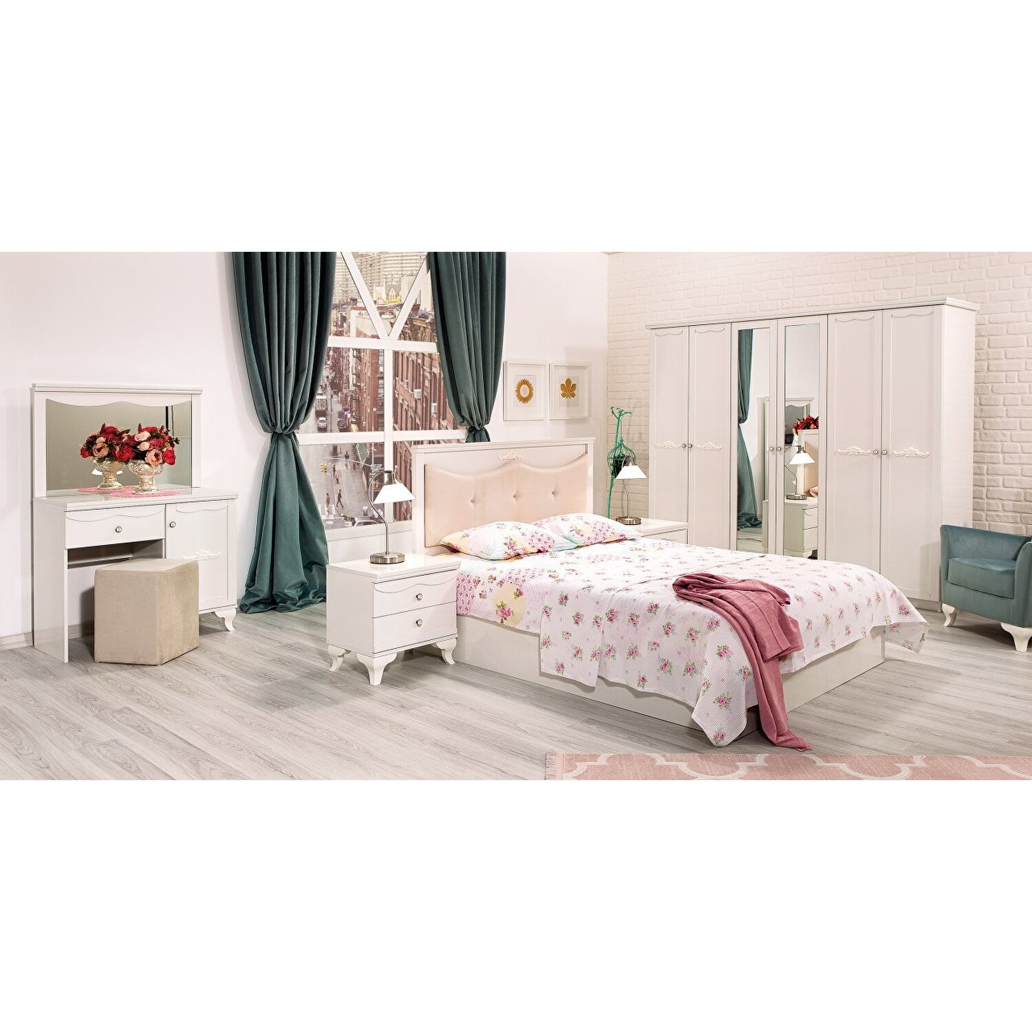 ModaLife Bianco Yatak Odası Takımı (Kapaklı) Fiyatı