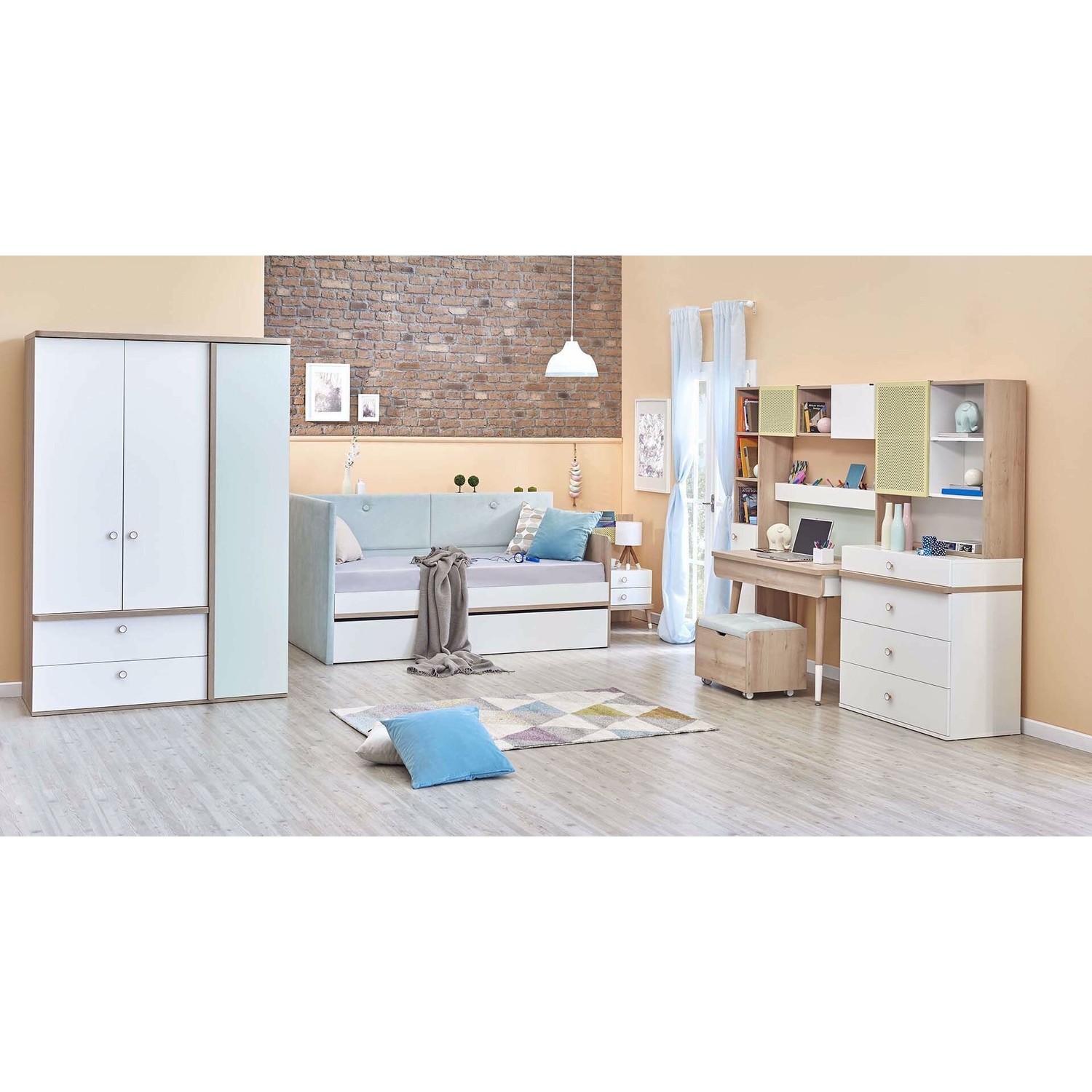 Kelebek Mobilya 38103POLY 3 Kapaklı Dolap Fiyatı