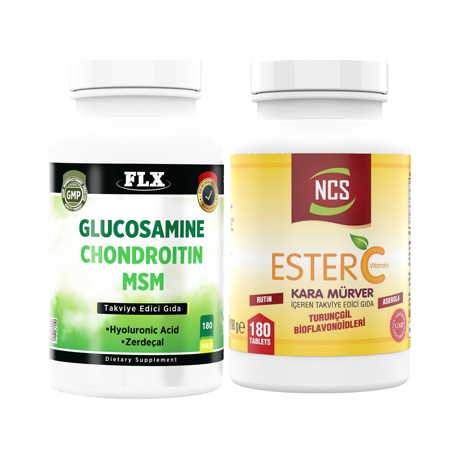 FLX Glucosamine Chondroitin Msm 180 Tablet Ester C Fiyatı