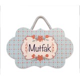 Dekoratif Askılı Oda Tabelası