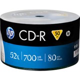 HP BOŞ CD-R 52X 700 MB 80 Min BOŞ CD 50'li Paket