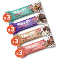 Fellas Protein Bar 32 gr Karma Kutu 12 Adet (4 Çeşit)