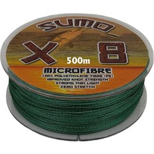 Effe Sumo X8 İp Misina 500 mt Polietilen Micro Fiber İp Misina Yeşil