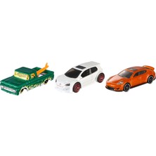 Hot Wheels Üçlü Araba Seti - Geniş Ürün Yelpazesi, Oyuncak Araba Koleksiyonu, 1:64 Ölçek K5904