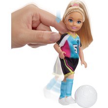 Barbie Seyahatte Futbolcu Chelsea Oyun Seti 15 cm Bebek Dahil GHK37