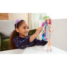 Barbie Rengarenk Saçlar Bebeği, Aksesuarlar, Saç Şekillendirme Parçaları İle GHN04