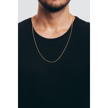 X-lady Accessories Erkek Zincir Gold Çelik Kolye