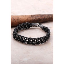 Sümer Telkari Hasır Örgü Kazaziye Işlemeli Gümüş Bileklik 3425