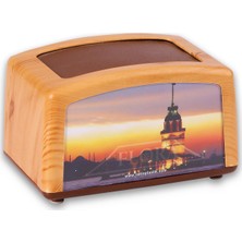 Flosoft Ahşap Desenli Peçetelik Yatay (Meşe) F262