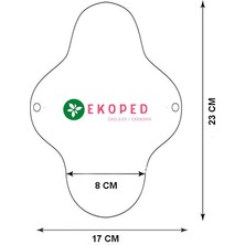 Ekoped Doğal Yıkanabilir Kadın Pedi 8'li (Normal)