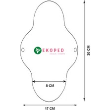 Ekoped Doğal Yıkanabilir Kadın Pedi 8'li (Gece)